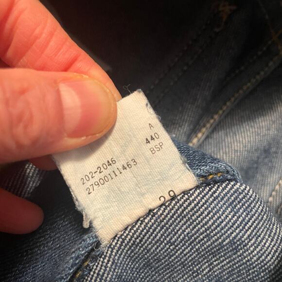 Vintage Lee Riders USA Bootcut Denim Jeans 28x30 (30x32) Western Leather Patch 1 - Picture 6 of 13